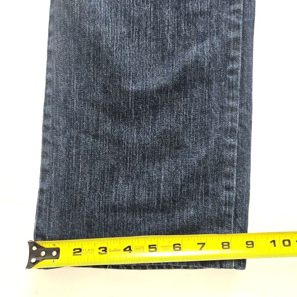 BATTERY PARK New York & Co. Womens 14 Average R Bootcut Denim Blue Jeans - Picture 8 of 10